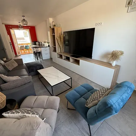3 Pieces Climatise, Terrasse, Equipe, A 10 Minutes Des Plages Et De Montpellier Apartment Mauguio